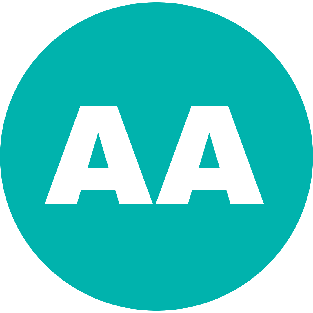 Client testimonial avatar placeholder — initials AA
